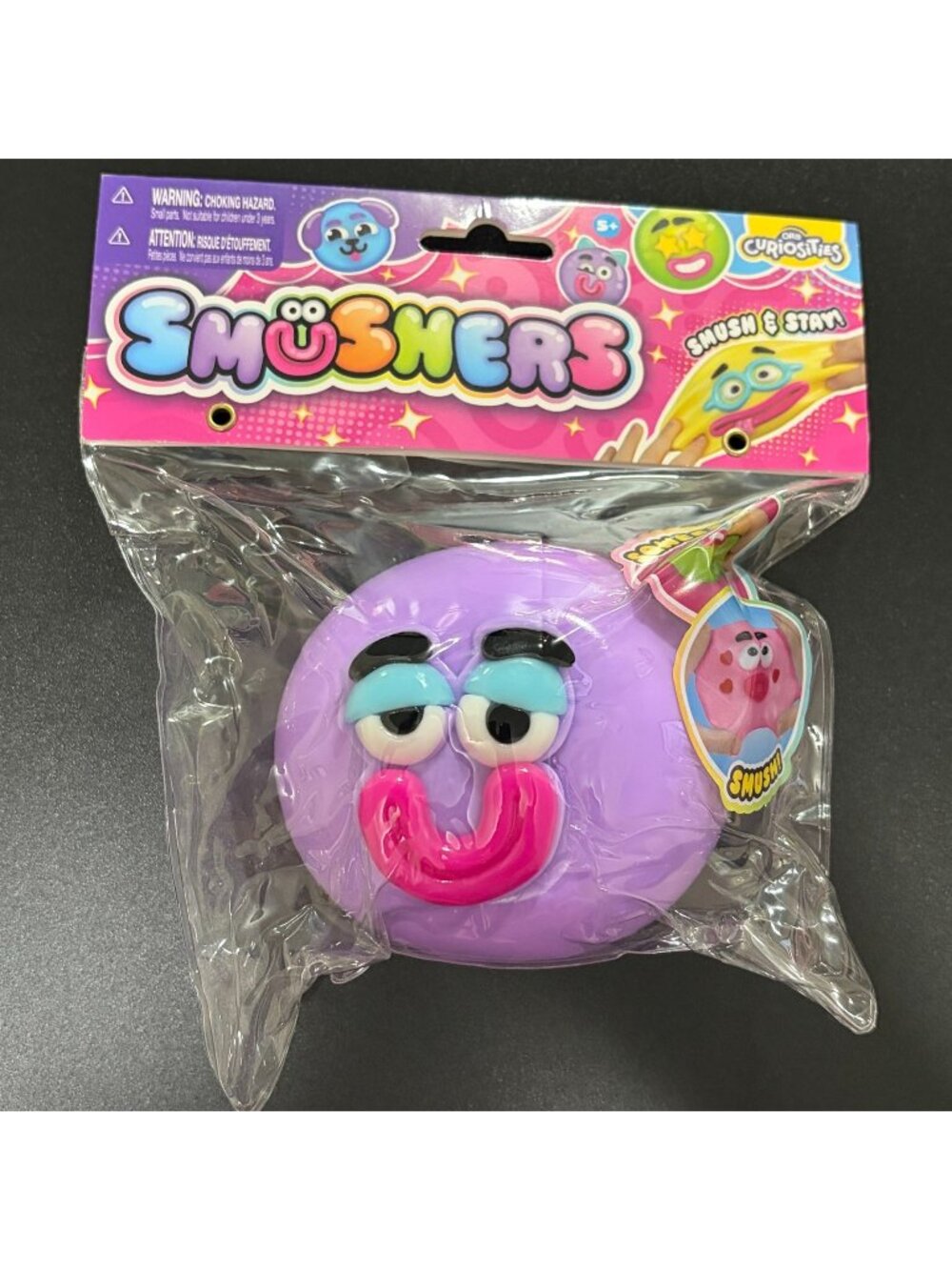 ORB Smushers Authentic Squeezy Toy Purple Version New in bag
